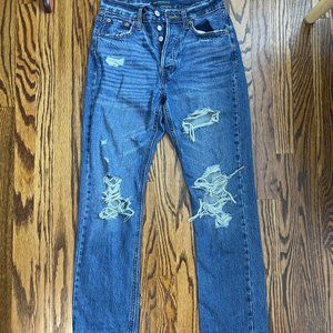 Aeropostale 90's Super High Rise Straight Jeans